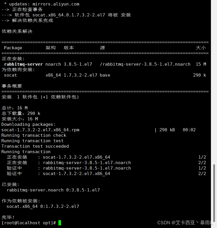 安装RabbitMQ