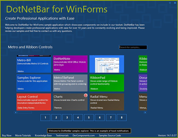 DotNetBarå®ç¾ç ´è§£çä¸è½½  v14.1.0.37(éä½¿ç¨æç¨)